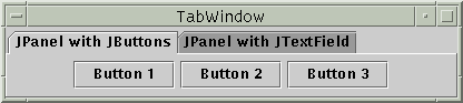 The same program, but using a tabbed pane instead of CardLayout